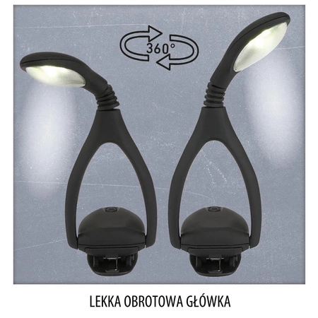 Płynnie Ściemniana Lampka Do Czytania, Lumi Plus, Sowa