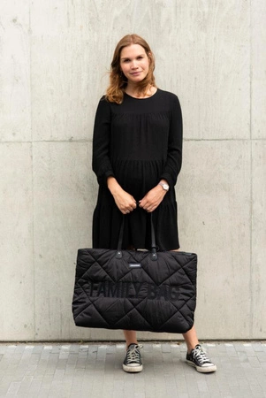 Childhome Torba Family bag Pikowana Czarna