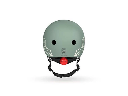 SCOOTANDRIDE Kask XXS-S dla dzieci 1-5 lat Green Lines