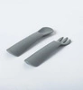 eKoala Sztućce 2szt. Grey BIOplastik