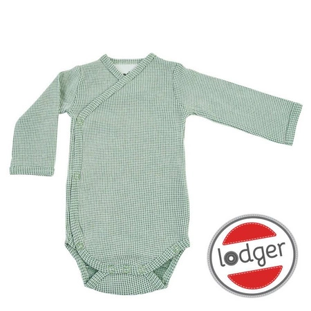 Lodger Body kopertowe niemowlęce długi rękaw bawełniane jasna zieleń Ciumbelle Peppermint r. 74