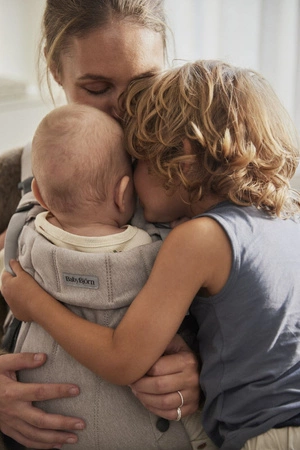 BABYBJORN - nosidełko Harmony, Woven Jasny Beż melanż