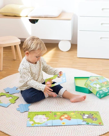 Moje pierwsze puzzle z naklejkami Apli Kids