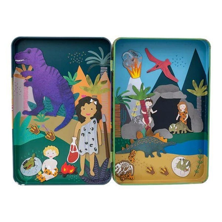 Dinozaury Magnetyczna Układanka w Pudełku