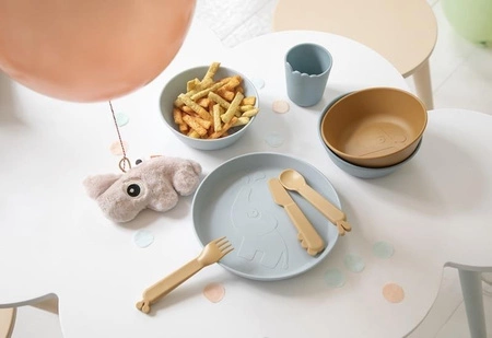 Done by Deer Łyżeczka dla Dziecka Kiddish Lalee Blue 4szt.