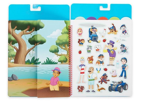 Naklejki wielorazowe Psi Patrol Restickable Stickers Flip-Flap Pad – Ultimate Rescue Melissa & Doug 33255