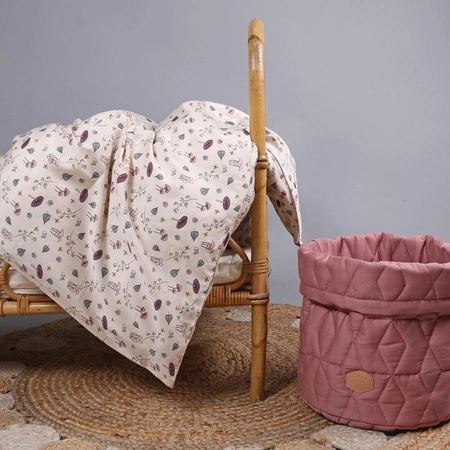 Filibabba Pojemnik materiałowy na zabawki 43 x 35 x 35 cm Wild Rose