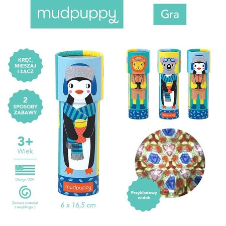 Mudpuppy Kalejdoskop Mix&Match Zwierzęta świata 3+