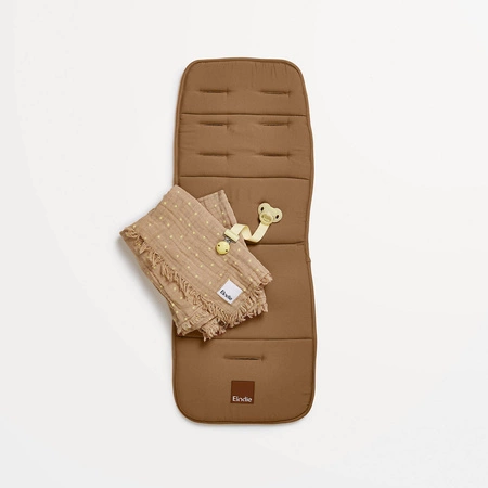Elodie Details - Miękka wkładka do wózka - Caramel Brown