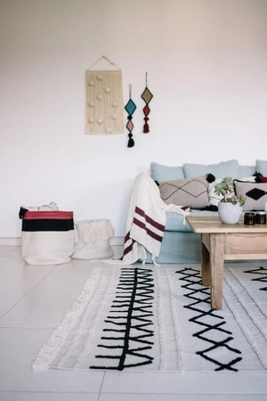 Lorena Canals Kosz dekoracyjny Bazaar Aubergine