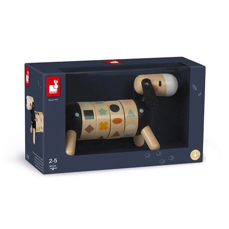 Drewniany sorter obrotowy Pies Sweet Cocoon, Janod