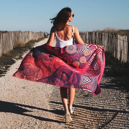 Ręcznik szybkoschnący SoftFibre Lifeventure - Mandala 150x90 cm