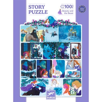 Puzzle opowieść - PIĘKNA I BESTIA 100 el. DJ07055