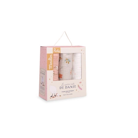 Zestaw 3 muślinowych pieluszek 667273