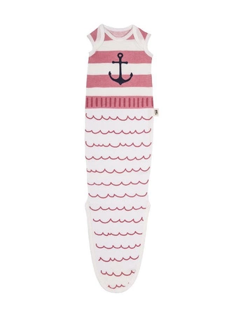 Baby Bites Śpioszki Baby Gown Sailor (0-3 m) Pink