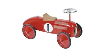 Metalowy jeździk czerwona Formuła 1 Goki 14135 pojazd dla dzieci