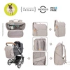 Lassig Green Label Plecak dla mam z akcesoriami Slender Up Backpack taupe