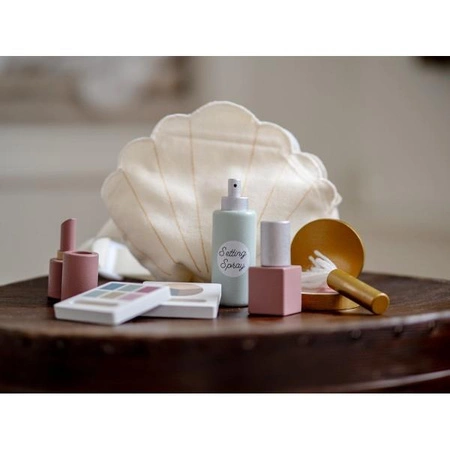 Drewniany pas wizażystki, akcesoria do makijażu Jabadabado