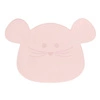 Lassig Silikonowa mata podkładka Little Chums Mysz różowa