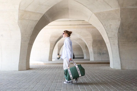 Childhome Torba Mommy Bag Signature Zielona