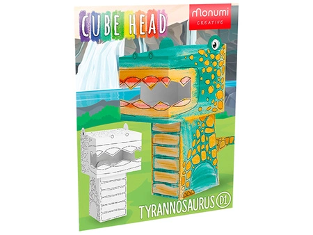Kolorowanka 3D Cube head Lama 3l+ MONUMI