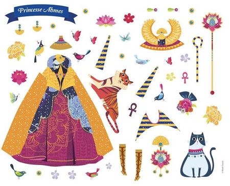 Auzou Naklejki na planszach Księżniczki całego świata 3+ 76732