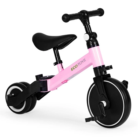 Rower trójkołowy biegowy 2w1 rączka do prowadzenia