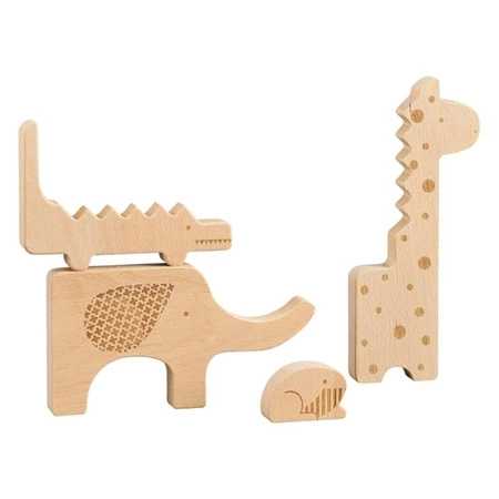 Petit Collage Puzzle Drewniane Safari