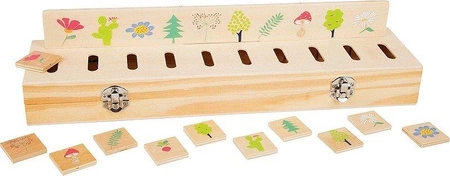 Pojemnik do sortowania Poznaj świat 11325-Small foot, Zabawka dla trzylatka