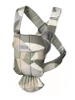 BABYBJORN MINI Cotton – nosidełko, Khaki/Green Print