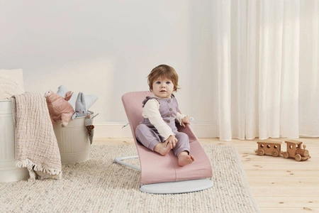 BABYBJORN - leżaczek BLISS 3D Jersey - Jasny Róż