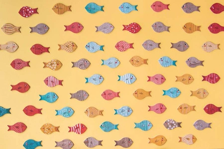 Układanka Wieloryb i rybki | Londji®