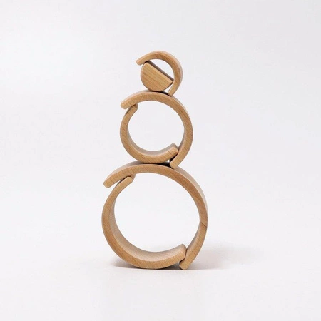 Tęcza 6-elementowa, mniejsza, naturalna, 3+, Grimm's