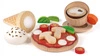Włoski posiłek drewniany zestaw do zabawy w gotowanie 17 elementów Erzi 28148