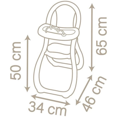 SMOBY Baby Nurse Krzesełko Do Karmienia dla Lalek