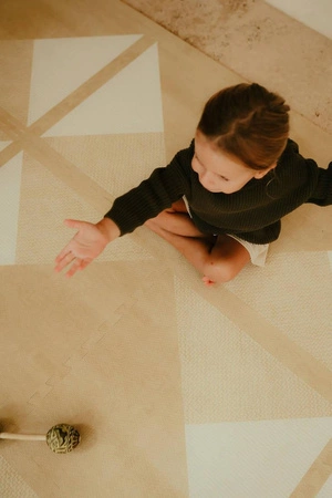 TODDLEKIND Mata do zabawy piankowa podłogowa Prettier Playmat Kyte Wheat