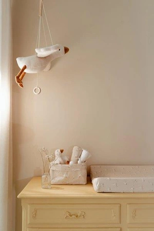 Little Dutch Otulacz muślinowy 120x120 cm Blueberry Leaves