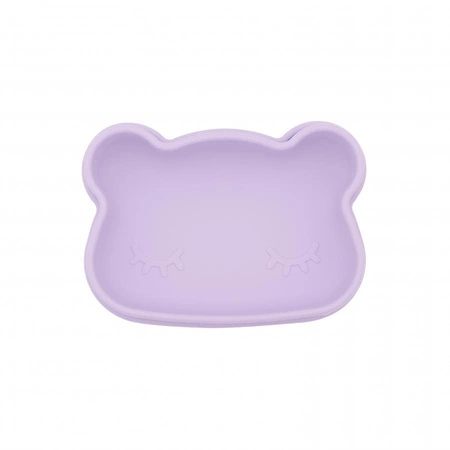Zamykany silikonowy pojemnik Miś We Might Be Tiny - Lilac