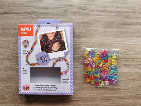 Mini zestaw do tworzenia biżuterii Apli Kids - Star