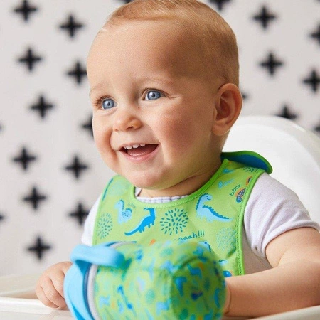 Śliniak dla niemowlaka w saszetce, Dino Time, b.box