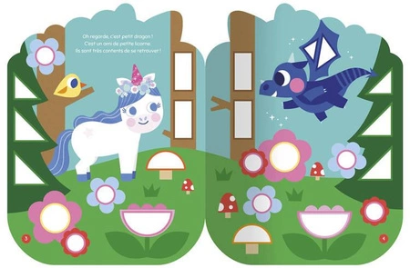 Auzou Moje pierwsze naklejki kształty Jednorożec 11803