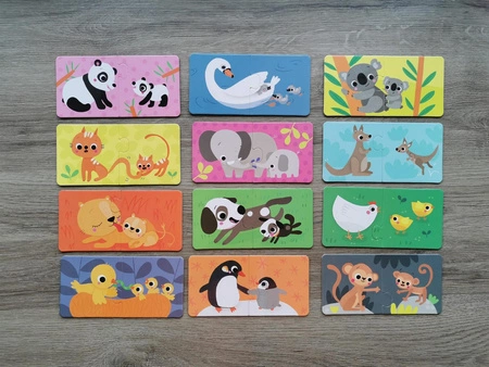 Puzzle dwuczęściowe Apli Kids - Jakie to zwierzątko? 3+