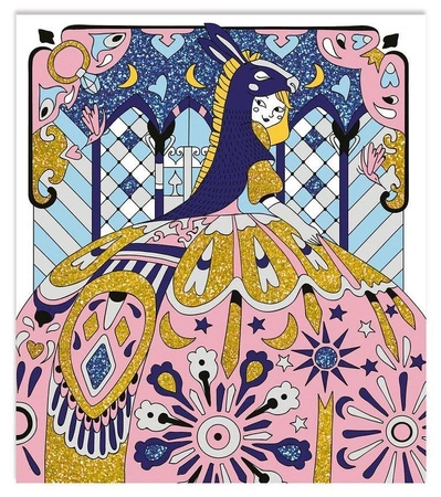 Zestaw kreatywny Magiczny brokat Księżniczki z bajek 5+, Janod