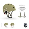SCOOTANDRIDE Kask XXS-S dla dzieci 1-5 lat Olive Oliwkowy
