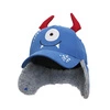 FlapJack Czapka Dziecięca z Daszkiem i Nausznikami 3D Potworek M
