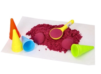 Piasek kinetyczny 2 kg jagodowy - polski piasek