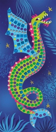 Zestaw kreatywny Mozaika Fantastyczne stworzenia 7+, Janod