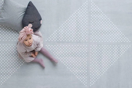 TODDLEKIND Mata do zabawy piankowa podłogowa Prettier Playmat Earth Dove Grey