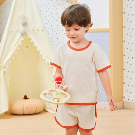 VIGA Drewniany Zestaw Paletek do Gry Złap Piłkę z Punktacją