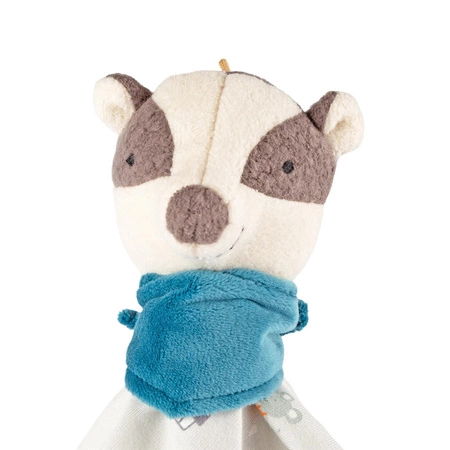 Pierwsza przytulanka komforter Borsuk kocyk maskotka dla dzieci sigikid